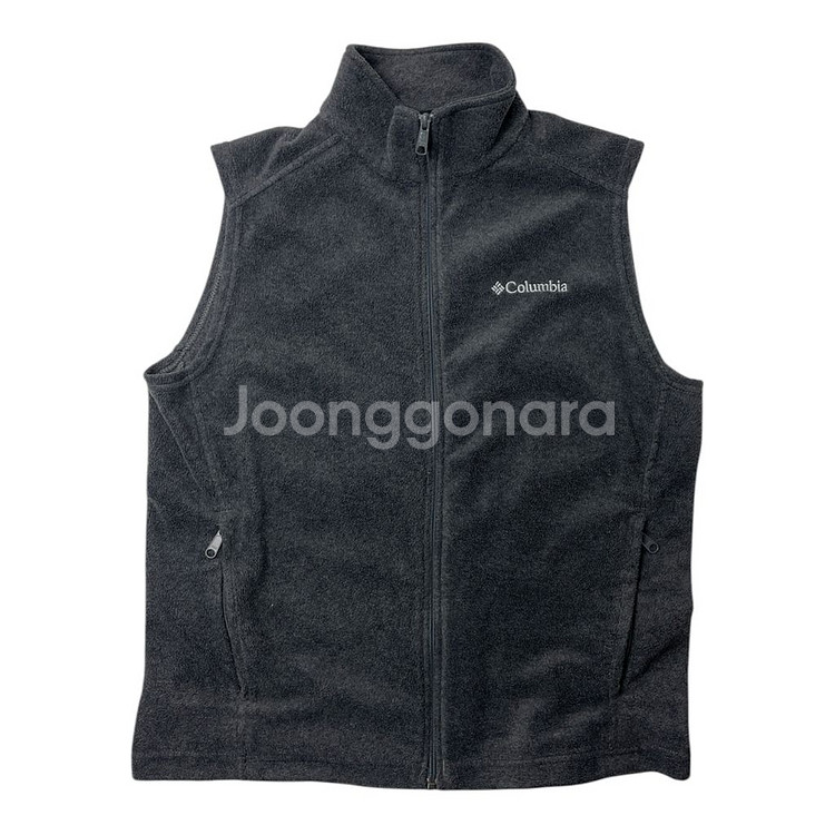 [중고] 컬럼비아 플리스 조끼 그레이 M--0