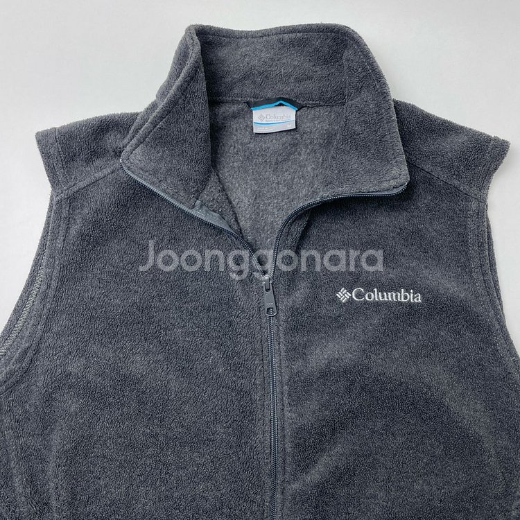 [중고] 컬럼비아 플리스 조끼 그레이 M--2