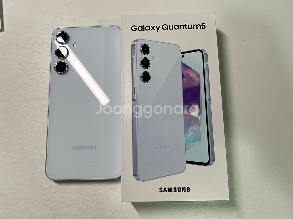 갤럭시 A55 퀀텀5 아이스블루--1