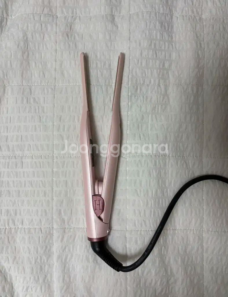 [할인 특가] 휴브론 슬림 유선 고데기(핑크)--2