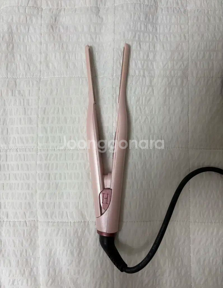 [할인 특가] 휴브론 슬림 유선 고데기(핑크)--1