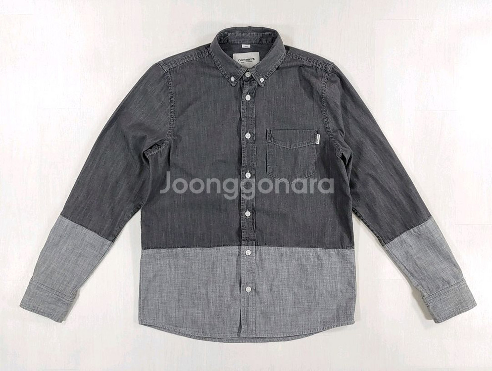 칼하트 WIP 슬림핏 데님셔츠 M--0