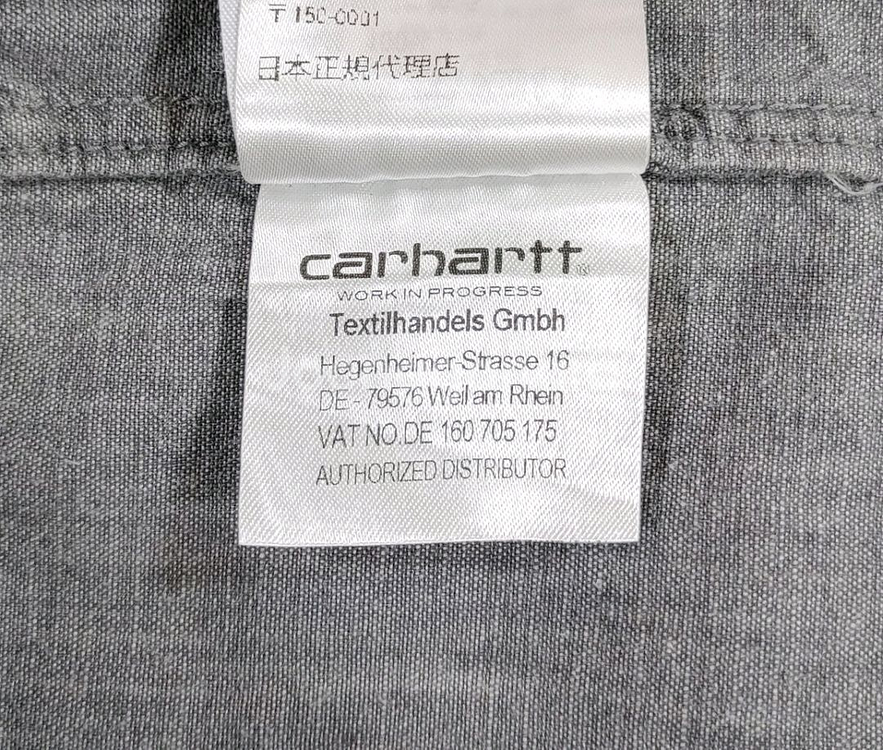 칼하트 WIP 슬림핏 데님셔츠 M--17