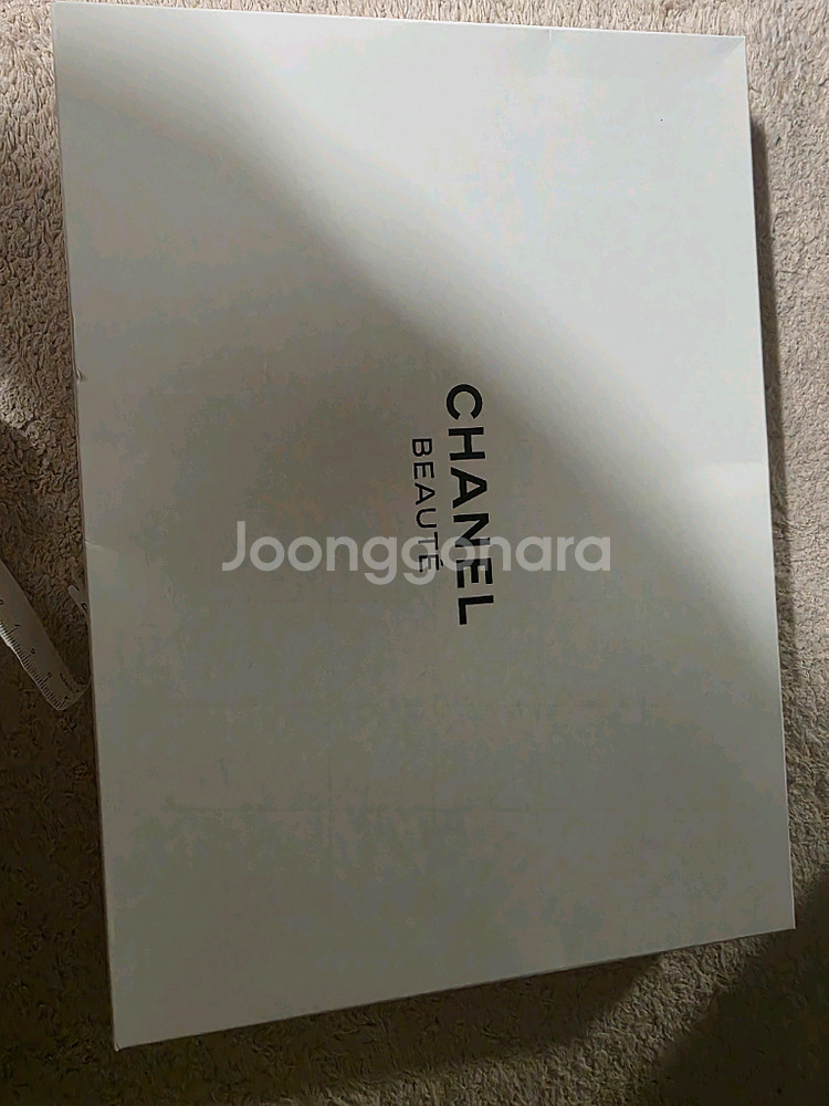 샤넬 뷰티 블랙 파우치 지퍼 클러치 백--4