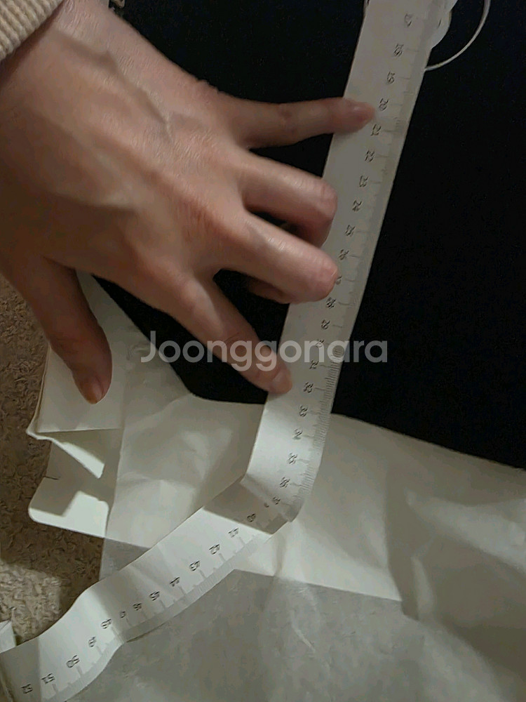 샤넬 뷰티 블랙 파우치 지퍼 클러치 백--5