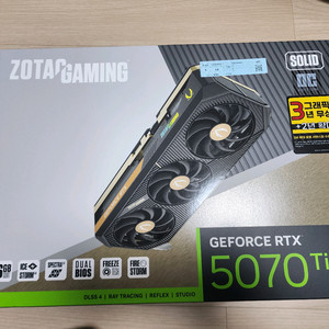 조텍 RTX 5070Ti 솔리드 팝니다