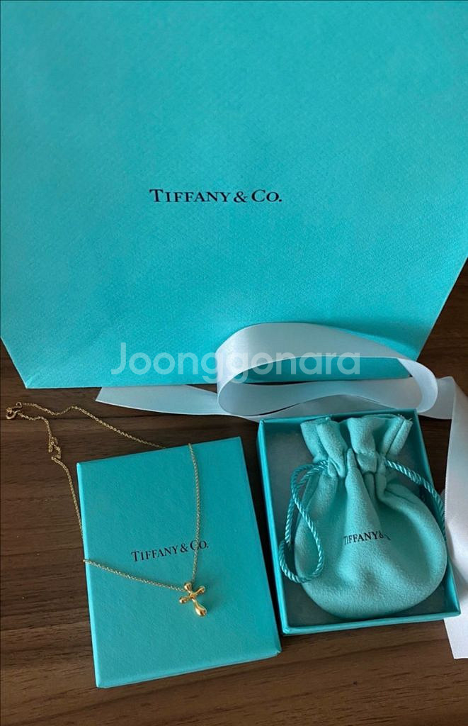 정품 티파니앤코 18k 목걸이입니다(골드컬러)--3