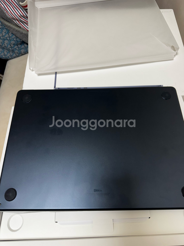 맥북에어 m4 15인치 미드나잇 16gb 256gb 팝니다--3