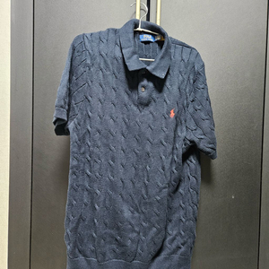 폴로 랄프로렌 케이블 니트 반팔티