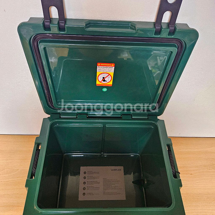 (새상품)락앤락 25리터 쿨러, 카키색 아이스박스--2