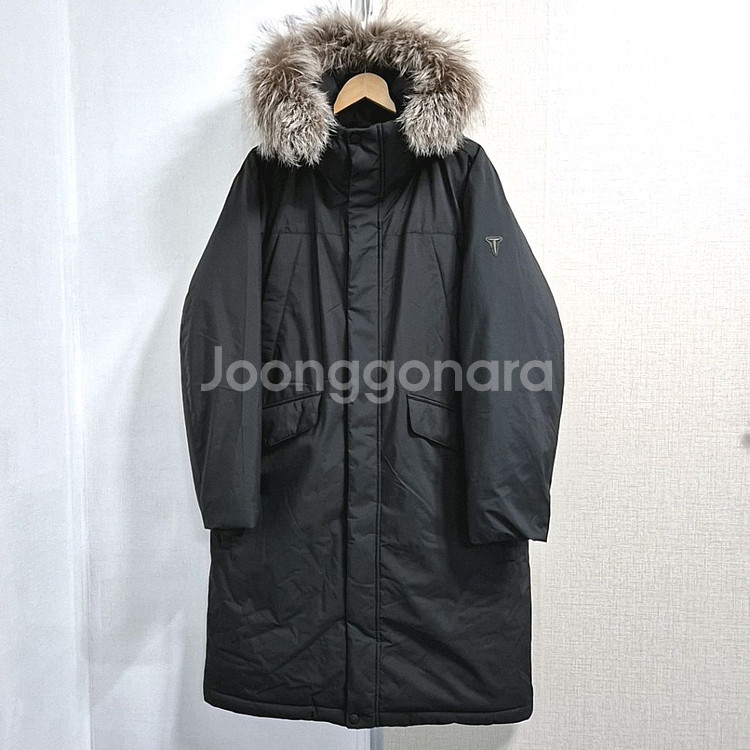 올젠 뉴테라 엑티브 폭스퍼후드 구스 다운 롱패딩--0