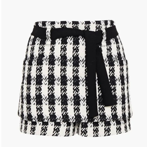 마쥬 icky 트위드 체크 반바지 36사이즈