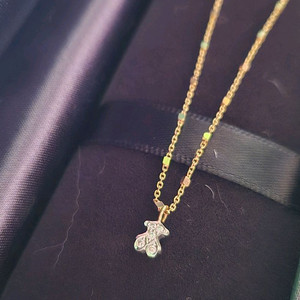 Tous 18k 사각로로 목걸이