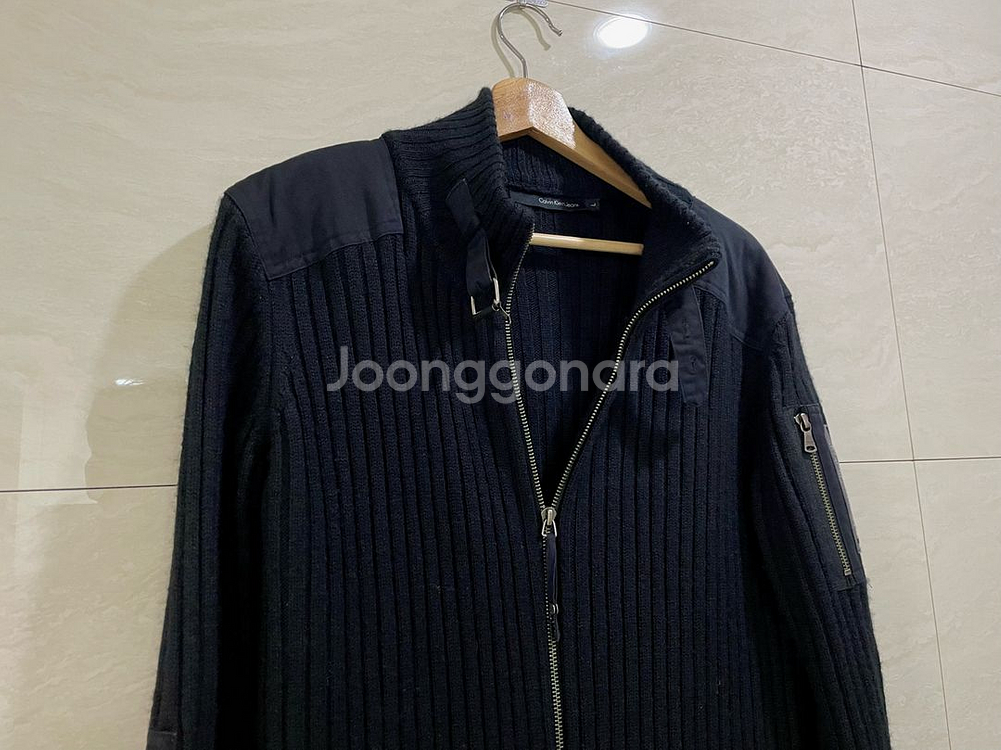 니트 집업 자켓, 남성 자켓--1