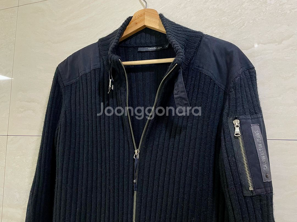 니트 집업 자켓, 남성 자켓--2
