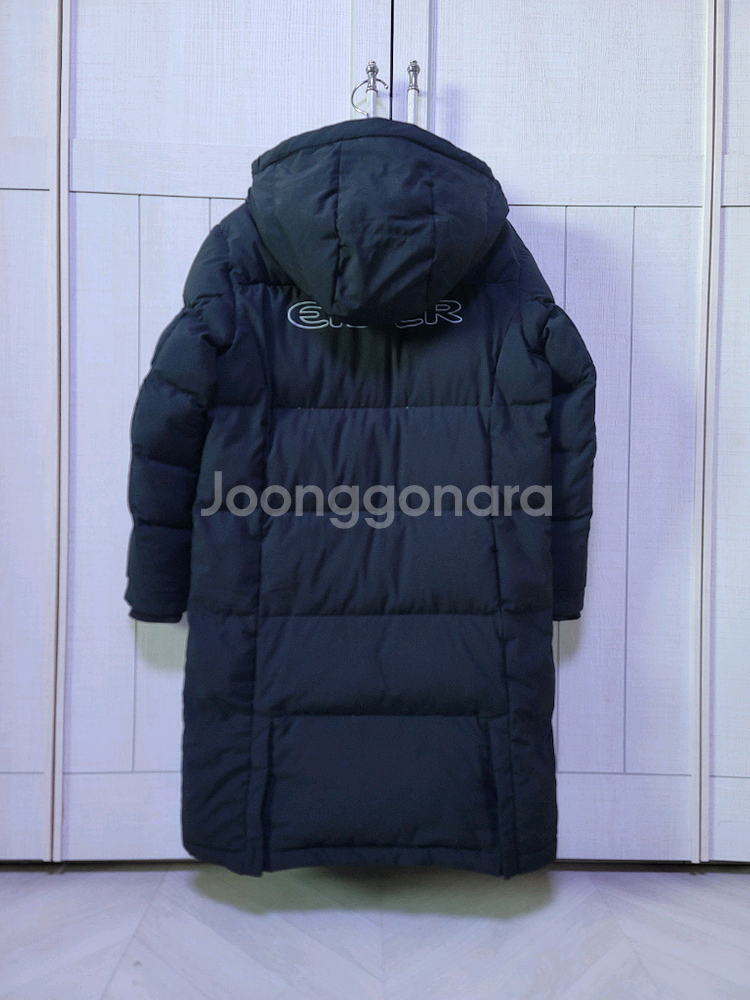 아이더키즈 150 덕다운 롱패딩 택포 블랙 남아 여아--2