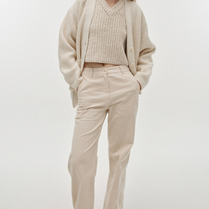 낫띵리튼 Garine wool vest+cardigan (Ivory)