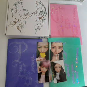 아이브 시크릿 레이 앨범 포카4장과 개봉앨범4종