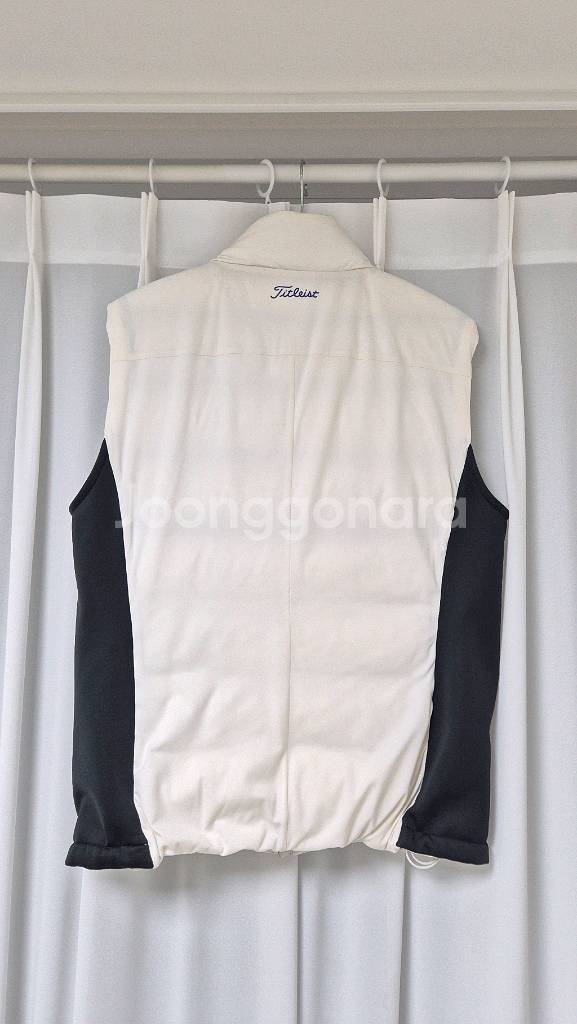 타이틀리스트 경량 패딩 조끼 xl 베스트 구스다운 골프 105 100 110 스윙 자켓 정품--1