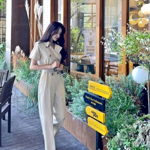 마리마켓 트렌치 점프슈트 새상품