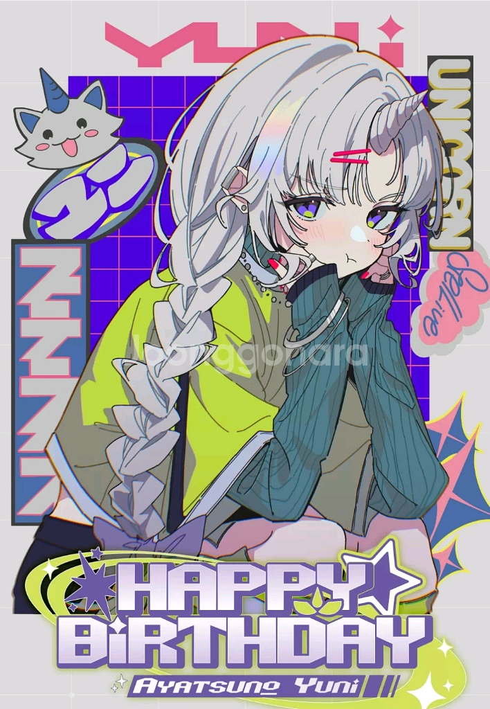 스텔라이브 칸나, 유니 공식 생일 스페셜 굿즈 양도--0