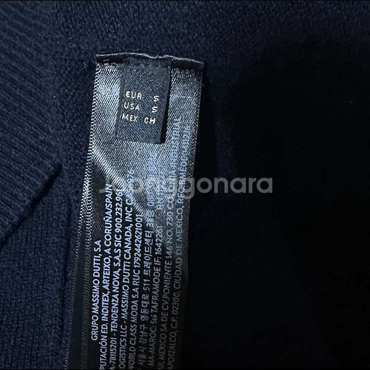 마시모두띠 울 블렌드 브이넥 가디건 - 네이비 / S--5