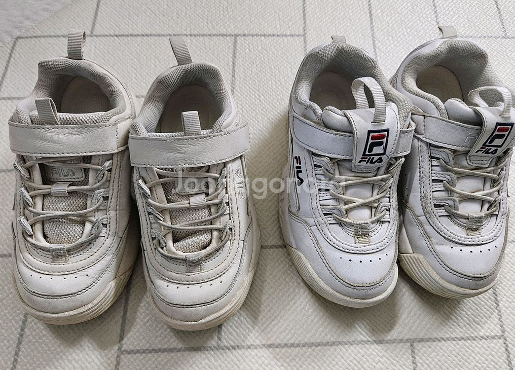 필라 운동화 2켤레(디스럽터/디스럽터 2) 180 사이즈 일괄판매--0