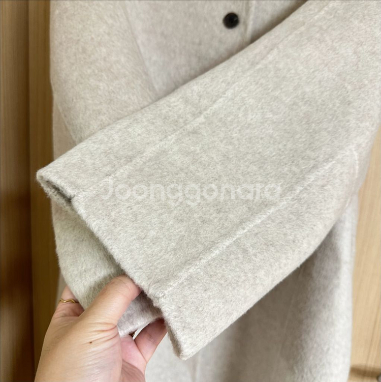 로로피아나 핸드메이드코트 울코트 캐시미어코트 롱코트--7