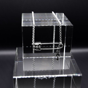 풀구성 크롬하츠 옷핀 목걸이