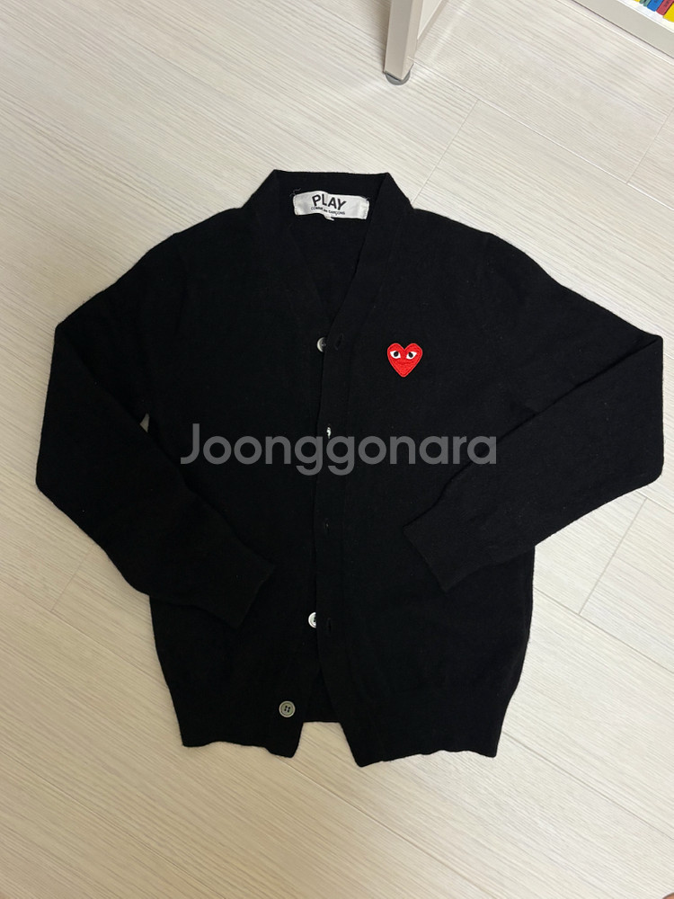 꼼데가르송 플레이 하트 가디건--0