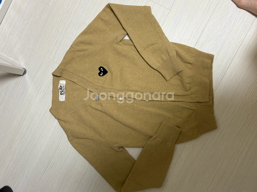 꼼데가르송 플레이 하트 가디건--4