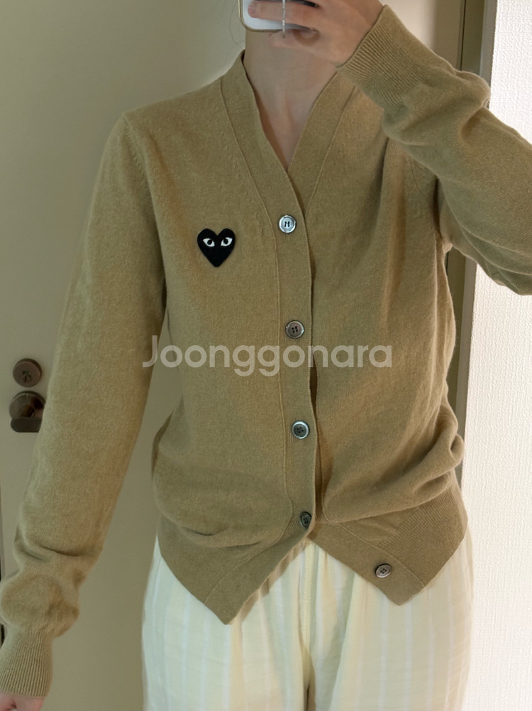 꼼데가르송 플레이 하트 가디건--6