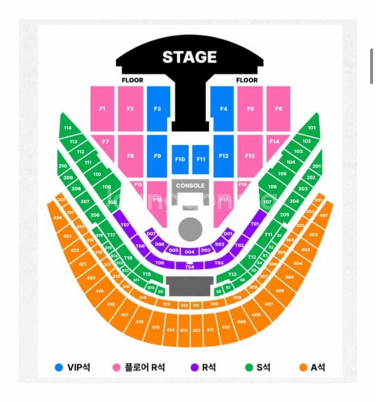 지드래곤 GD 지디 2025 VIP 콘서트 티켓 플로어 F3--0