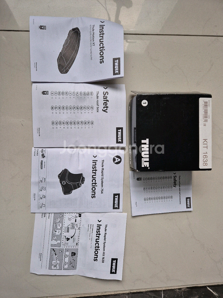 툴레 루프박스 및 윙바 판매--6