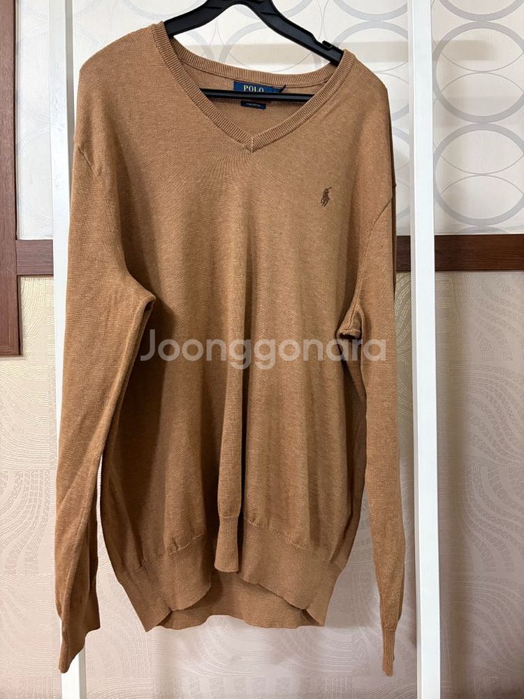 폴로 랄프로렌 베이지 니트 스웨터--0