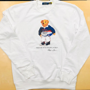 폴로 랄프로렌 폴로베어 맨투맨 xl 105 화이트