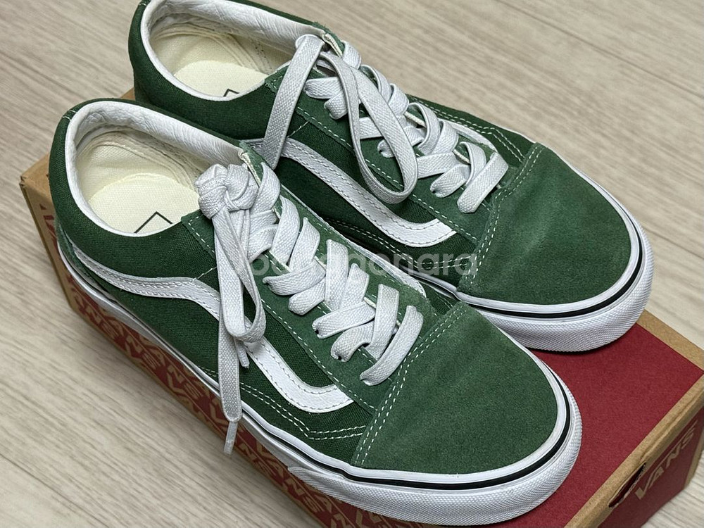 반스 운동화 올드스쿨 컬러 띠어리 그리너 패스쳐 판매--1
