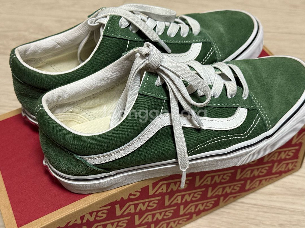반스 운동화 올드스쿨 컬러 띠어리 그리너 패스쳐 판매--2