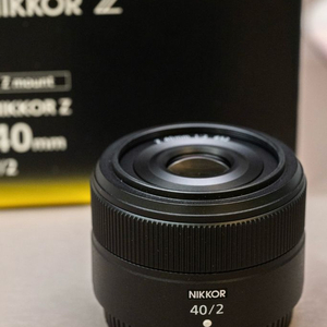 니콘 Z 40mm f2 렌즈 40/2 z40/2 40.2 z40.2
