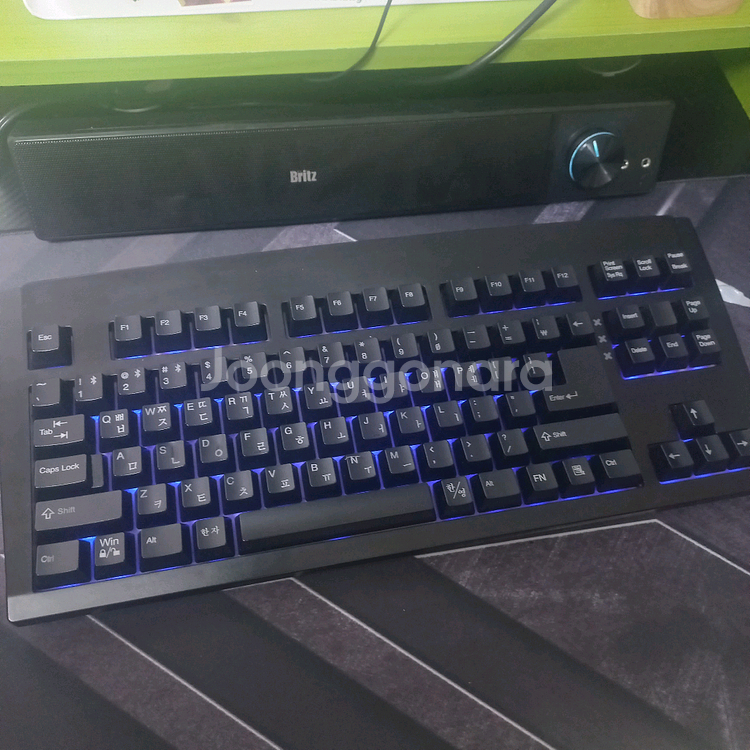 큐센 dt35 유무선 핫스왑 기계식 키보드 저소음 피치축--2