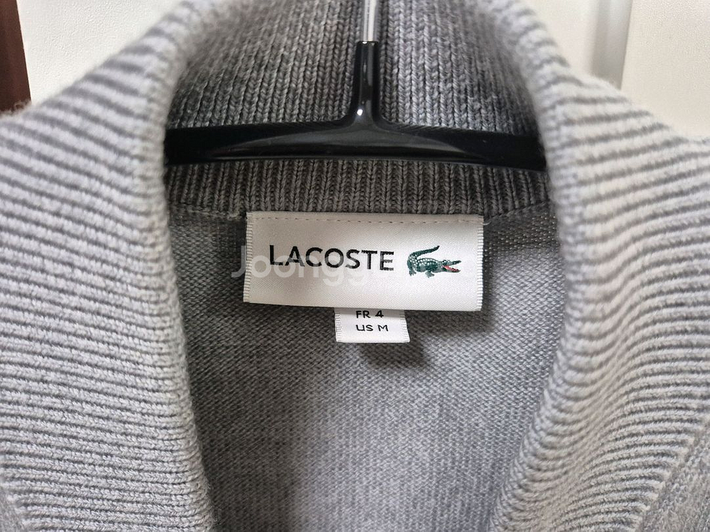 라코스테/헤지스 니트 집업 가디건--3