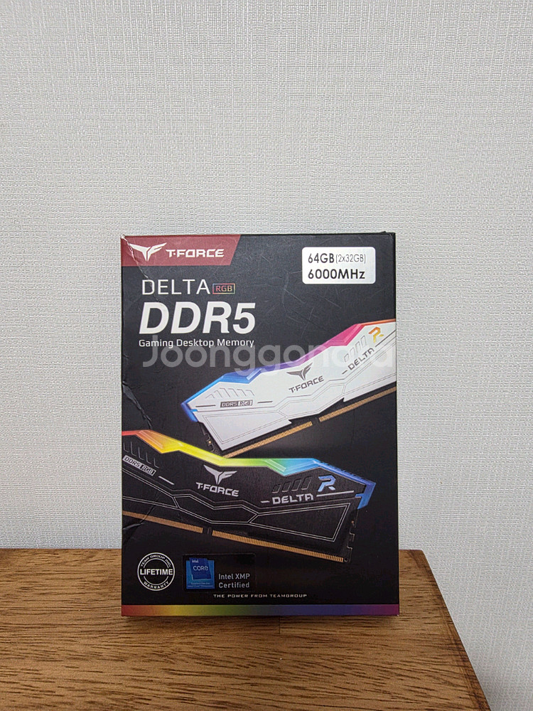 팀그룹 DDR5 6000mhz 하이닉스 64g (32gx2) 화이트 램 팝니다--0