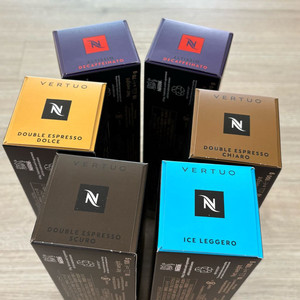 [새상품] 네스프레소 버츄오 6줄 60개 디카페인 커피 캡슐 알티시오 더블에스프레소