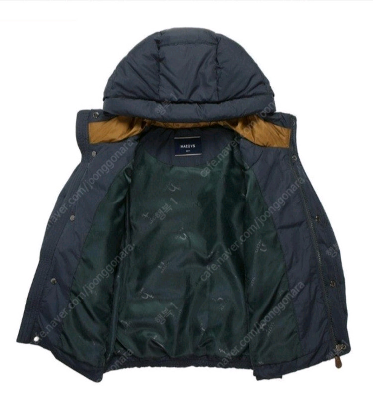 헤지스 덕다운 경량점퍼(새상품,165호)--1