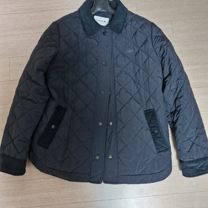 라코스테 퀼팅 자켓 블랙 90