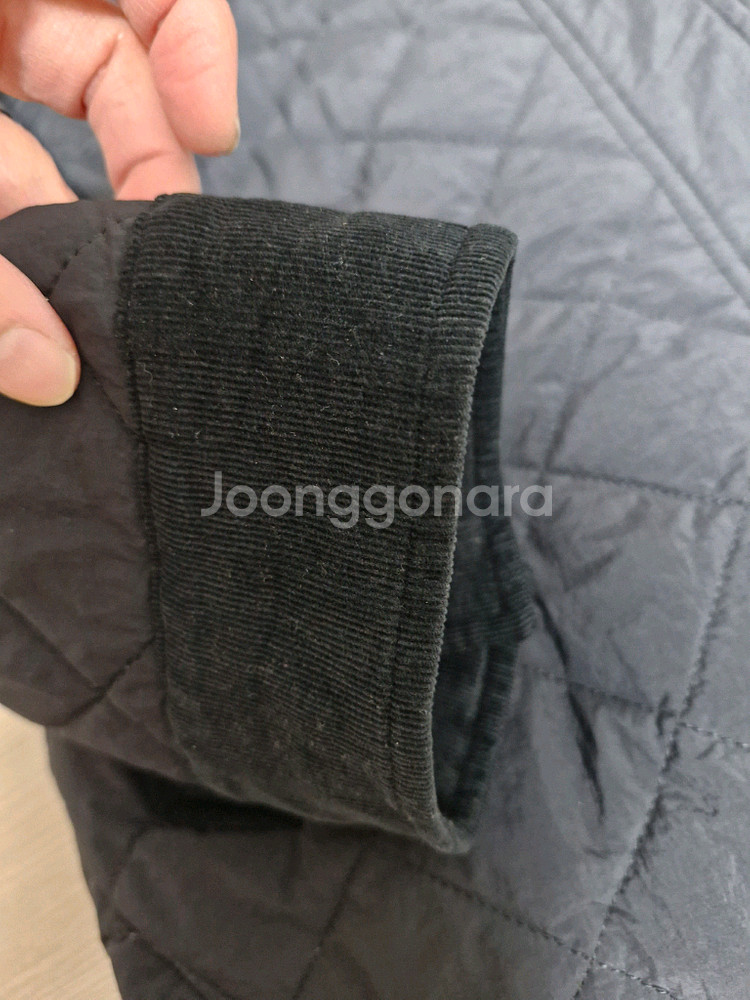 라코스테 퀼팅 자켓 블랙 90--3