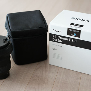 소니 마운트 시그마 24-70mm F2.8 DG DN Art 렌즈 s급
