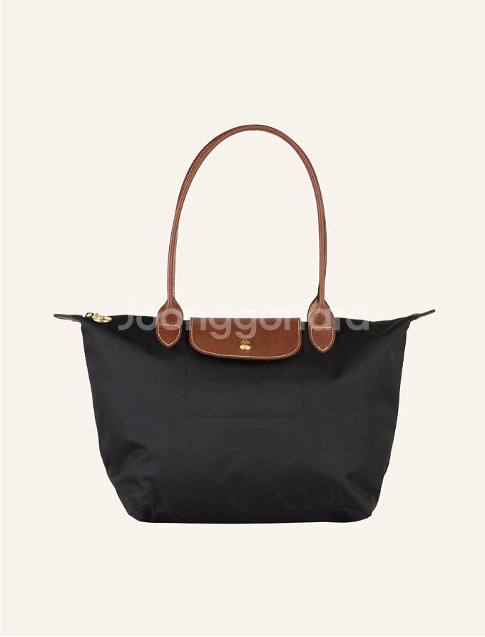 [새상품]롱샴 플리아쥬 오리지널 숄더백 M 블랙--5