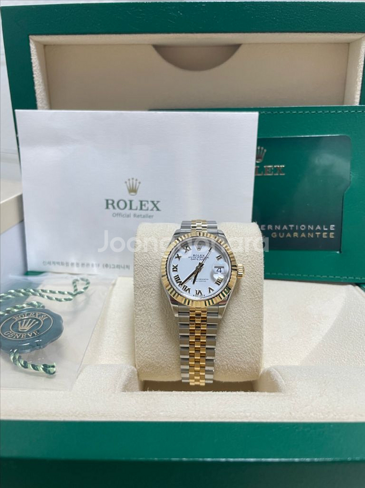 로렉스 279173 신형 데이저스트 28 흰판로만 콤비--0