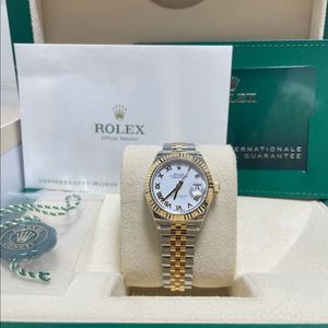 로렉스 279173 신형 데이저스트 28 흰판로만 콤비